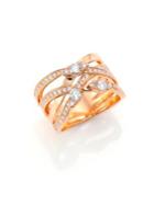 Hearts On Fire Aerial Diamond & 18k Rose Gold Right Hand Ring