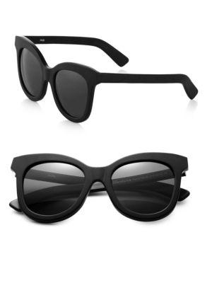 Illesteva Holly Matte 52mm Cat's-eye Sunglasses