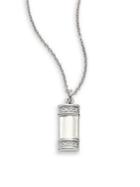 Kwiat Diamond & 18k White Gold Small Tag Pendant Necklace