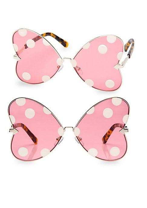 Karen Walker Karen Walker X Disney Minnie Bow 63mm Butterfly Sunglasses