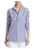 Ralph Lauren Collection Iconic Style Capri Striped Cotton Shirt