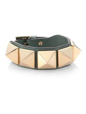 Valentino Garavani Studded Leather Bracelet