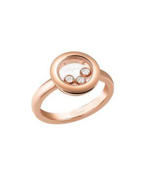 Chopard Happy Diamonds 18k Rose Gold Ring