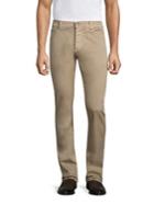 Isaia Solid Cotton Blend Pants