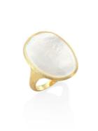 Marco Bicego Lunaria Mother-of-pearl & 18k Yellow Gold Ring