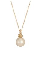 Kate Spade New York Sailors Knot Mini Faux Pearl Pendant Necklace
