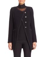 Cinq A Sept Columbia Piped Button-front Jacket
