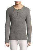 John Varvatos Long-sleeve Knit Henley