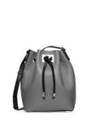 Michael Kors Collection Miranda Medium Colorblock Leather Bucket Bag