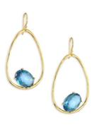 Ippolita Rock Candy? London Blue Topaz & 18k Yellow Gold Oval Earrings