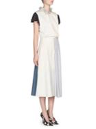 Balenciaga Cap-sleeve Projection Midi Dress