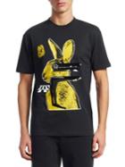 Mcq Alexander Mcqueen Glitch Bunny Graphic T-shirt