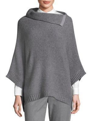 Peserico Cowlneck Rib-knit Sweater