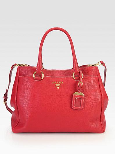 Prada Daino Convertible Tote