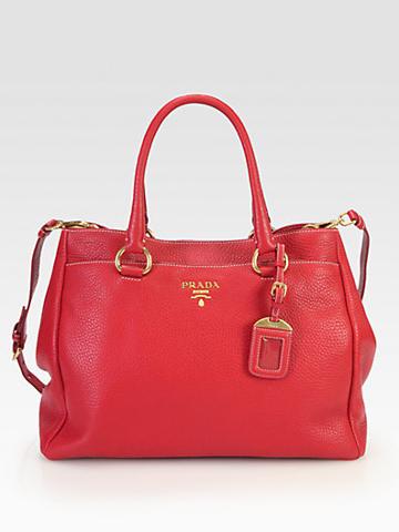 Prada Daino Convertible Tote