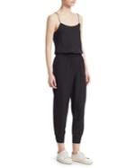 Theory Cropped Silk Jumpsuit