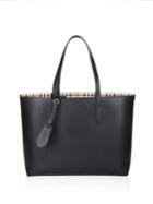Burberry Haymarket Check Reversible Leather Tote