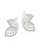 Adriana Orsini Magnolia Crystal Butterfly East-west Earrings