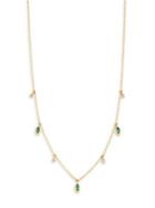 Zoe Chicco Diamond, Emerald & 14k Yellow Gold Necklace