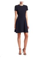 Theory Modern Seamed Fit-and-flare Dress