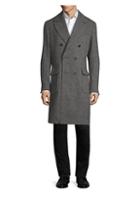 Sanyo Gautier Wool Tweed Overcoat