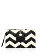 Gucci Gg Marmont Matelasse Leather Clutch