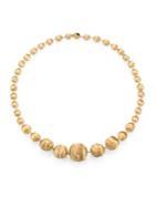 Marco Bicego Africa 18k Yellow Gold Graduated Ball Necklace