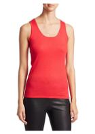 Saks Fifth Avenue Collection Featherweight Cashmere Shell