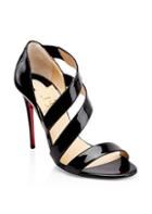 Christian Louboutin Strappy Patent Leather Stiletto Sandals