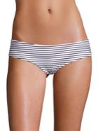 Mikoh Swimwear Bondi Striped Medium Coverage Bottom