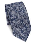 Saks Fifth Avenue Collection Paisley & Floral Silk Tie