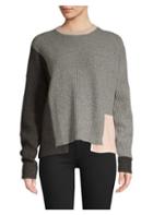 360 Cashmere Akima Colorblock Cashmere Sweater