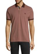 Burberry Lawford Core Oxford Short Sleeve Cotton Polo
