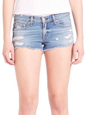 Rag & Bone/jean Distressed Cotton Shorts