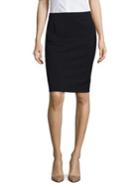 Boss Vimena Pinstriped Pencil Skirt