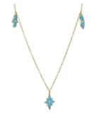 Jennifer Zeuner Jewelry Tavon 14k Goldplated Sterling Silver & Diamond Station Necklace