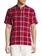 Ovadia & Sons Crosby Slim-fit Plaid Shirt