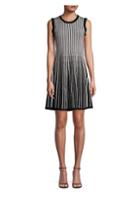 Kate Spade New York Dashing Beauty Textured Fit-&-flare Sweater Dress