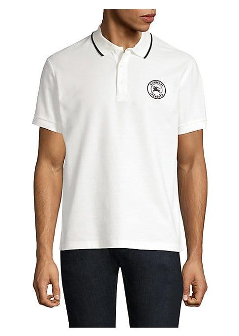Burberry Logo-embroidered Polo