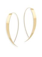 Lana Jewelry Bond 14k Yellow Gold Large Vanity Hooked On Hoop Earrings
