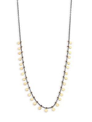 Sia Taylor Dots 18k Yellow Gold & Sterling Silver Necklace