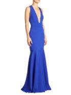Milly Penelope Italian Cady Trumpet Gown