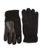 Portolano Paneled Cashmere Gloves