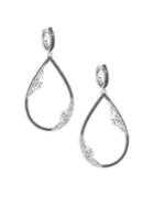 Jude Frances City Lights Open Pear Pave Earrings