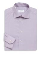 Eton Gingham Regular-fit Cotton Dress Shirt