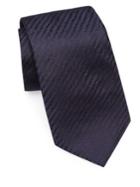 Emporio Armani Static Stripe Silk Tie
