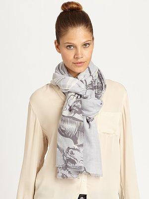 Cashmere Horse-print Scarf