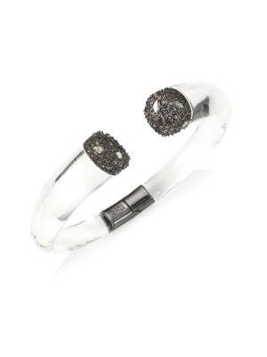 Alexis Bittar Lucite Pave Encrusted Bangle