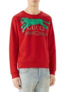 Gucci Logo Sweatshirt With Tiger