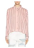Isabel Marant Etoile Ycao Striped Linen & Silk Shirt